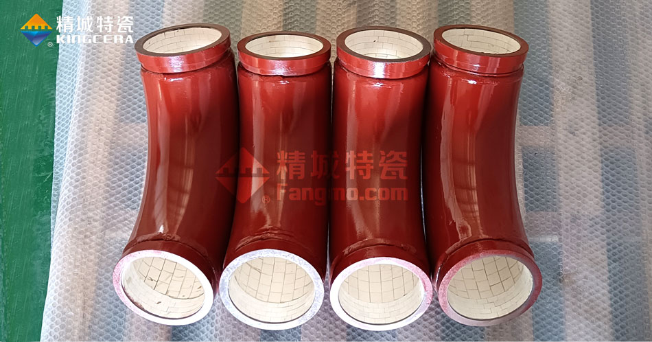 ARZ增强氧化锆陶瓷内衬泵车弯头